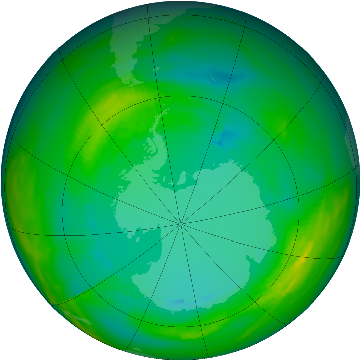 Ozone Map 1979-08-14
